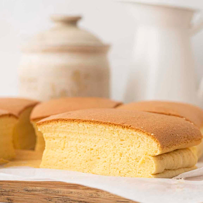 Taiwanese Jiggly Soufflé Castella Sponge Cake Recipe