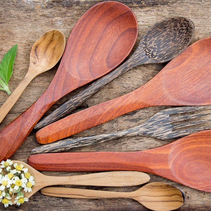 wooden spoons for cooking