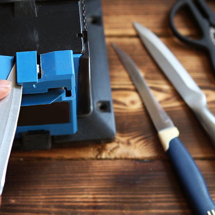 sharpening a knife