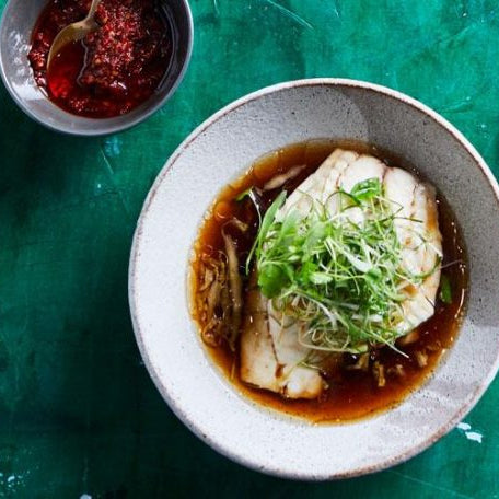 Kylie Kwong's Steamed Fish Recipe With Ginger And Spring Onions