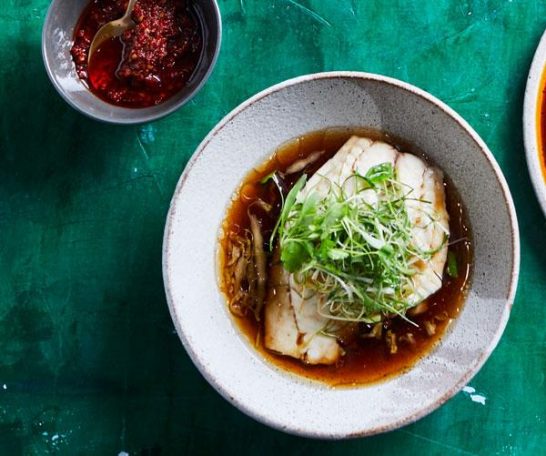 Kylie Kwong's Steamed Fish Recipe With Ginger And Spring Onions