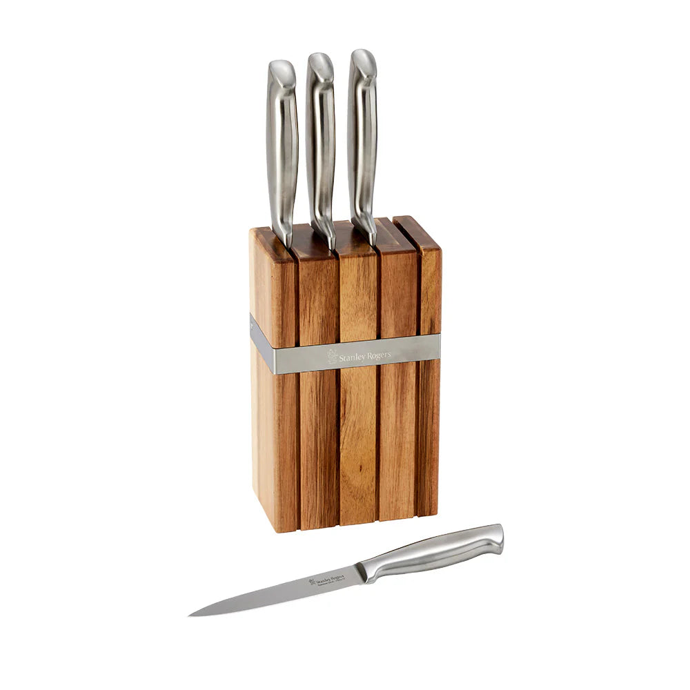 Stanley Rogers Banded 5 Piece Knife Block