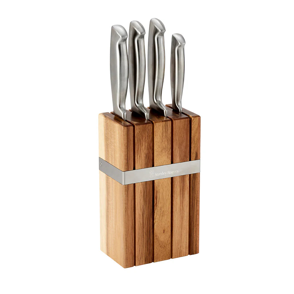 Stanley Rogers Banded 5 Piece Knife Block