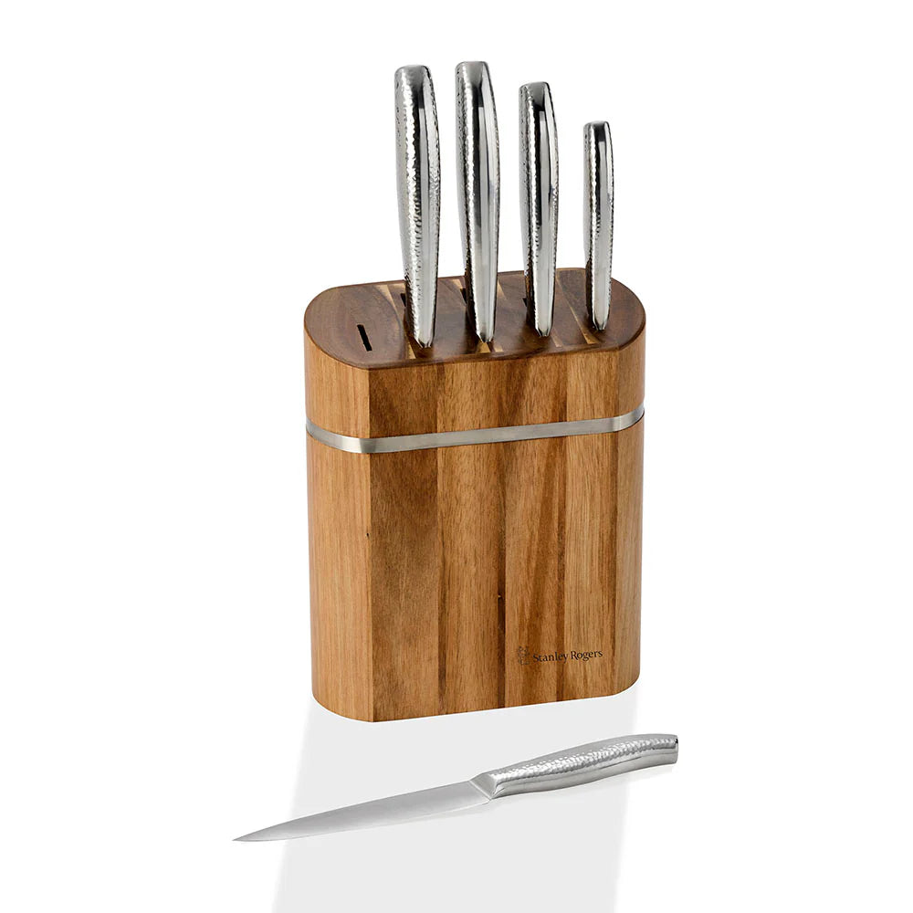 Stanley Rogers Domed Oval 6 Piece Knife Block